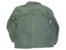 画像5: 1950's French Military Cotton Twill Jacket　GREEN　size M (5)