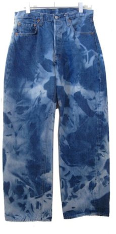 画像1: 1970-80's Levi's 501 "Late 66"  Bleach Denim Pants　Blue Denim　size w 32 inch (表記 34×33) (1)
