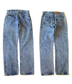 画像6: 1990's Levi's Lot 501 Chemical Wash Denim Pants -made in USA-　Blue Denim　size w 30 inch (表記 31 x 32) (6)