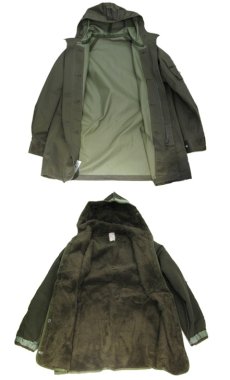 画像3: French Military F-2 Hooded Coat with Lining　Dead Stock　OLIVE　size M - L (表記 88L) (3)