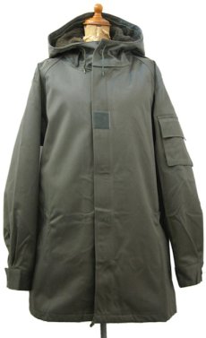 画像1: French Military F-2 Hooded Coat with Lining　Dead Stock　OLIVE　size M - L (表記 88L) (1)