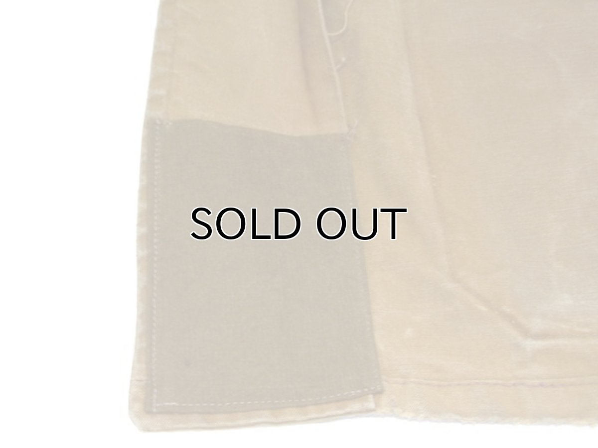 画像7: 1940's French Work Cotton Canvas Hunting Jacket　BEIGE　size M (7)