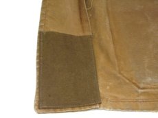 画像7: 1940's French Work Cotton Canvas Hunting Jacket　BEIGE　size M (7)