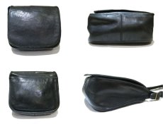 画像3: 1980-90's OLD Coach Leather Shoulder Bag 　BLACK (3)