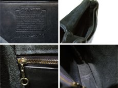 画像5: 1980-90's OLD Coach Leather Shoulder Bag 　BLACK (5)