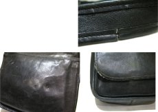 画像7: 1980-90's OLD Coach Leather Shoulder Bag 　BLACK (7)