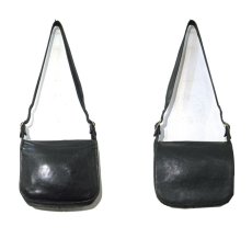 画像2: 1980-90's OLD Coach Leather Shoulder Bag 　BLACK (2)