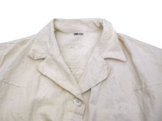 画像4: 1950's French Military Linen Hospital Coat　Dead Stock one-washed　Natural　size XS (4)