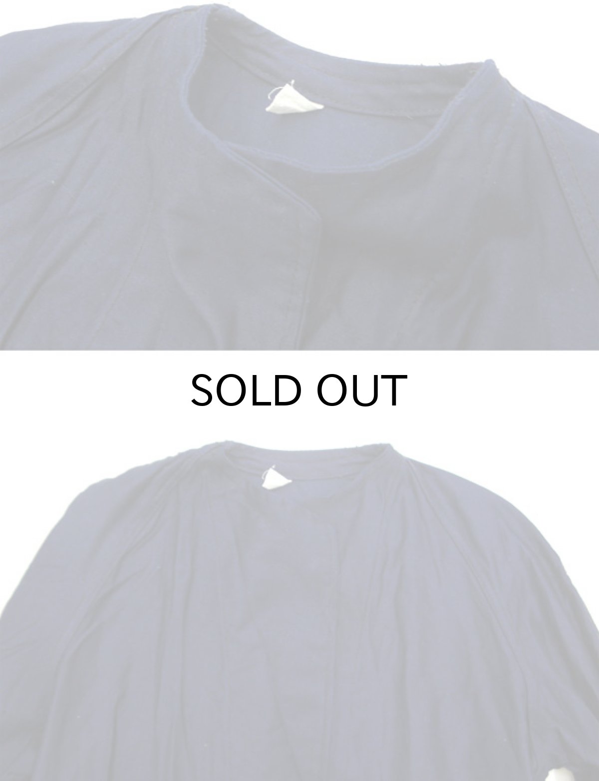 画像3: 1950's Italian Military Moleskin Collarless Coat　Dead Stock　NAVY　size S (3)