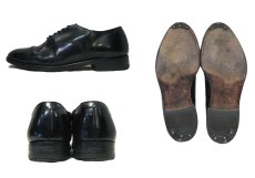画像2: Johnston & Murphy Straight Tip Leather Shoes -made in USA-　BLACK　size 9 (約27 cm) (2)