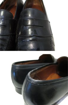 画像4: BROOKS BROTHERS Penny Loafers -made in ENGLAND-　BLACK　size 10D (約 28cm) (4)