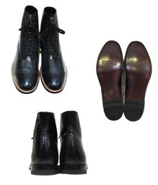 画像3: STACY ADAMS "MADISON HI"  Leather Boots　BLACK　size 10 (3)