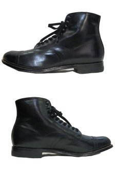 画像2: STACY ADAMS "MADISON HI"  Leather Boots　BLACK　size 10 (2)