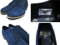 画像4: STACY ADAMS "MADISON LOW" Suede Leather Shoes　BLUE　size 10 (4)