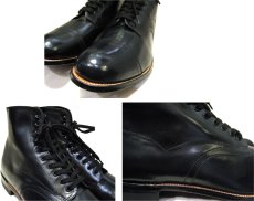 画像4: STACY ADAMS "MADISON HI"  Leather Boots　BLACK　size 10 (4)