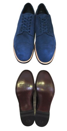 画像3: STACY ADAMS "MADISON LOW" Suede Leather Shoes　BLUE　size 10 (3)
