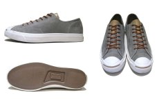 画像2: NEW Converse "Jack Purcell"  Low-Cut Leather Sneaker　Grey / White　size 11.5 / 12 (2)