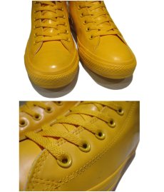 画像4: NEW Converse "ALL STAR" Hi-Cut Rubber Sneaker　YELLOW　size 9.5 (4)