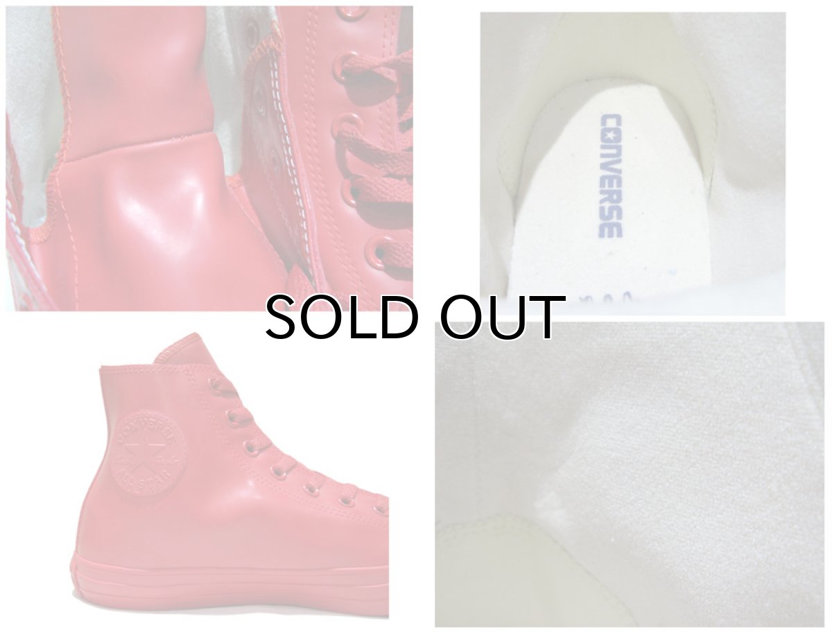 画像5: NEW Converse "ALL STAR" Hi-Cut Rubber Sneaker　RED　size 9 (5)