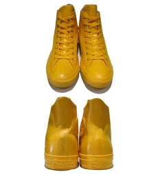 画像2: NEW Converse "ALL STAR" Hi-Cut Rubber Sneaker　YELLOW　size 9.5 (2)