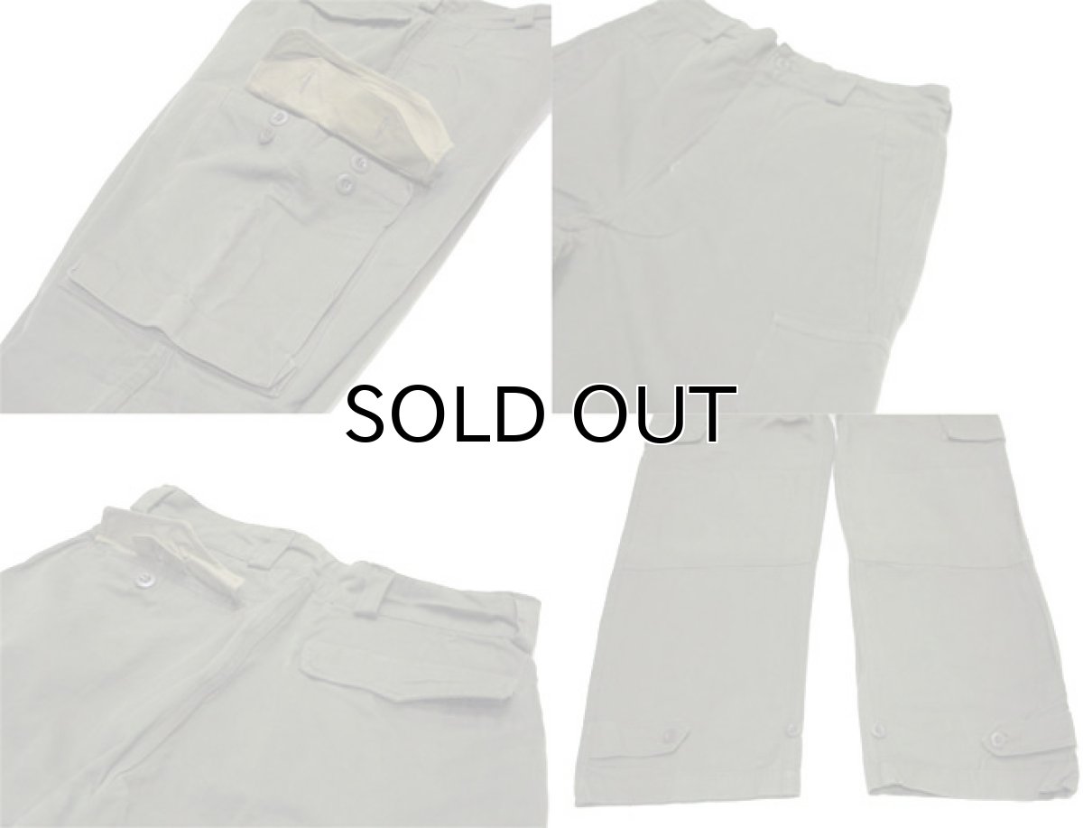 画像5: 1960's French Military "M-47" Herringbone Twill Trousers Dead Stock size w 30 inch (表記 21) (5)