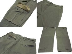 画像5: 1960's French Military "M-47" Herringbone Twill Trousers　Dead Stock　size w 30 inch (表記 21) (5)