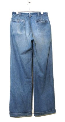 画像2: 1950's BIG MAC Denim Trousers　Indigo Blue　size w 31 inch (2)