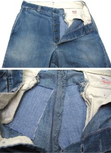 画像4: 1950's BIG MAC Denim Trousers　Indigo Blue　size w 31 inch (4)