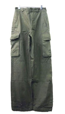 画像1: 1960's French Military "M-47" Herringbone Twill Trousers　Dead Stock　size w 30 inch (表記 21) (1)