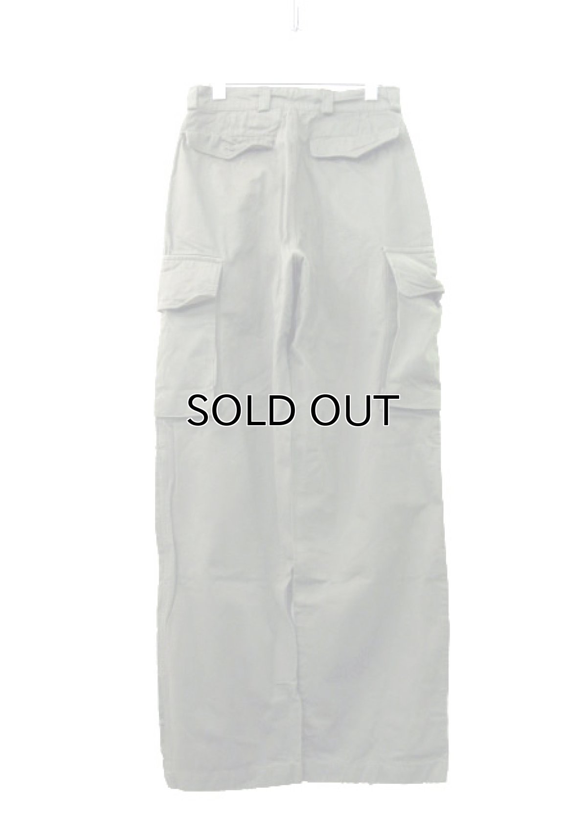 画像2: 1960's French Military "M-47" Herringbone Twill Trousers Dead Stock size w 30 inch (表記 21) (2)