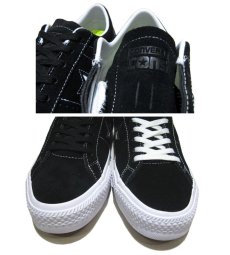 画像4: NEW CONVERSE "ONE STAR" Suede Skate Shoes　Black / White　size 7 (4)