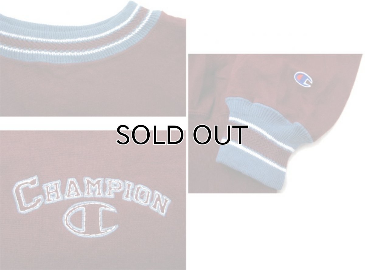 画像4: 1990's Champion Reverse Weave Trim Sweat Shirts -Dead Stock- Burgundy size 2XL (表記XXL) (4)