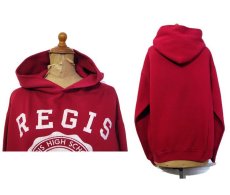 画像2: 1970's RUSSEL "REGIS" Sweat Parka   　Red　size M (表記 M) (2)