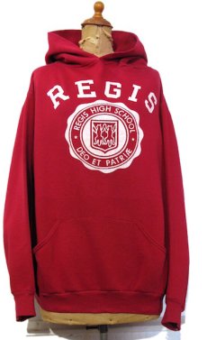 画像1: 1970's RUSSEL "REGIS" Sweat Parka   　Red　size M (表記 M) (1)