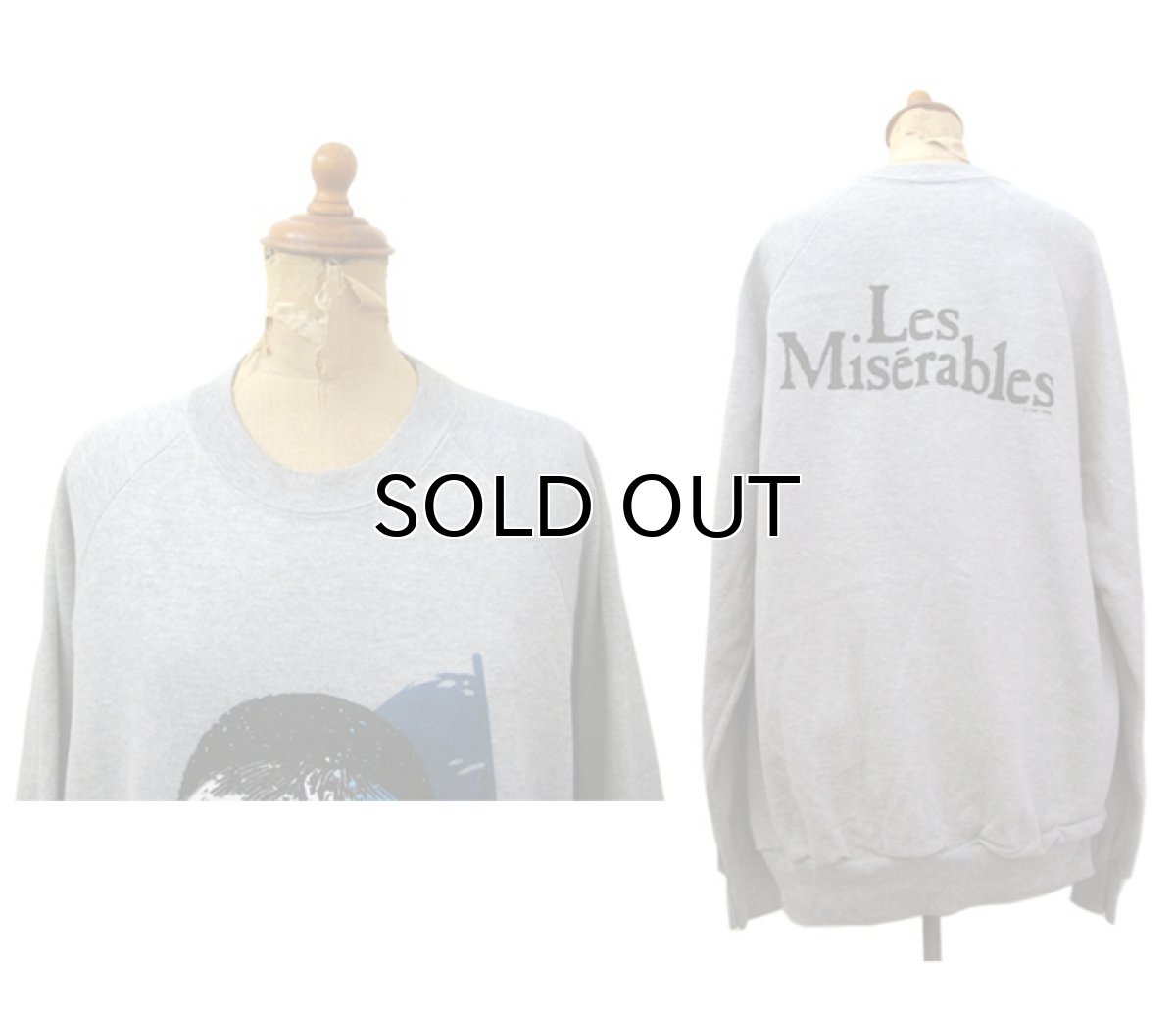画像3: 1980's Anvil "Les Miserables" Crew Neck Sweat   Heather Grey size L (表記 XL) (3)