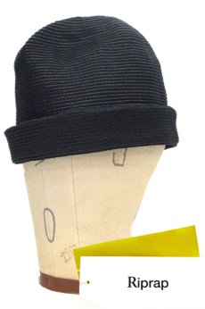 画像1: Riprap "BLADE WATCH CAP" -made in JAPAN-　color : BLACK　size : M (58cm) (1)