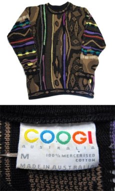 画像3: "COOGI" Pullover Cotton Sweater  made in AUSTRALIA　MULTI COLOR　size M-L (表記M) (3)