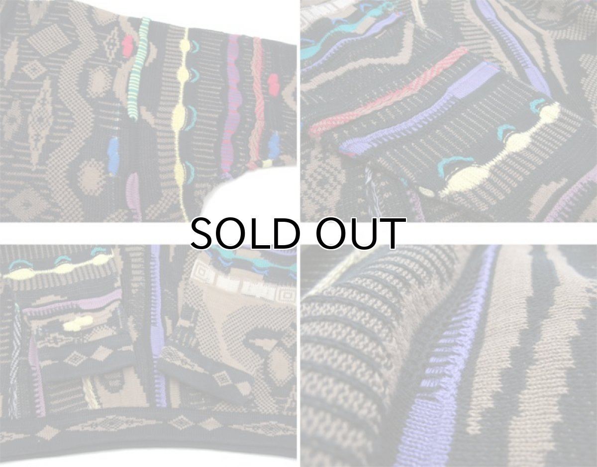 画像4: "COOGI" Pullover Cotton Sweater  made in AUSTRALIA MULTI COLOR size M-L (表記M) (4)