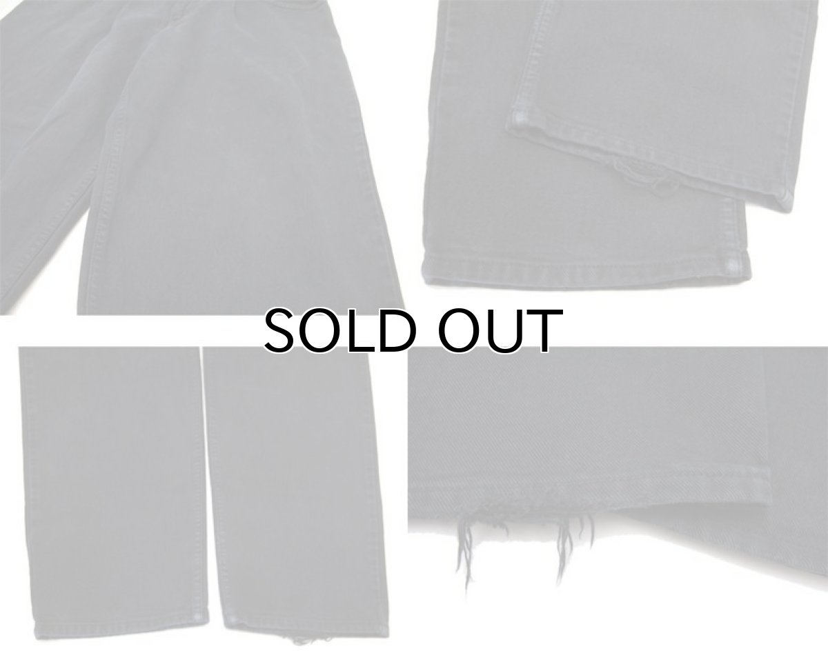 画像5: 1990's Levi's "Silver Tab" BAGGY Tuck Denim Pants　Black　size w 34.5 inch (表記 34 x 34) (5)