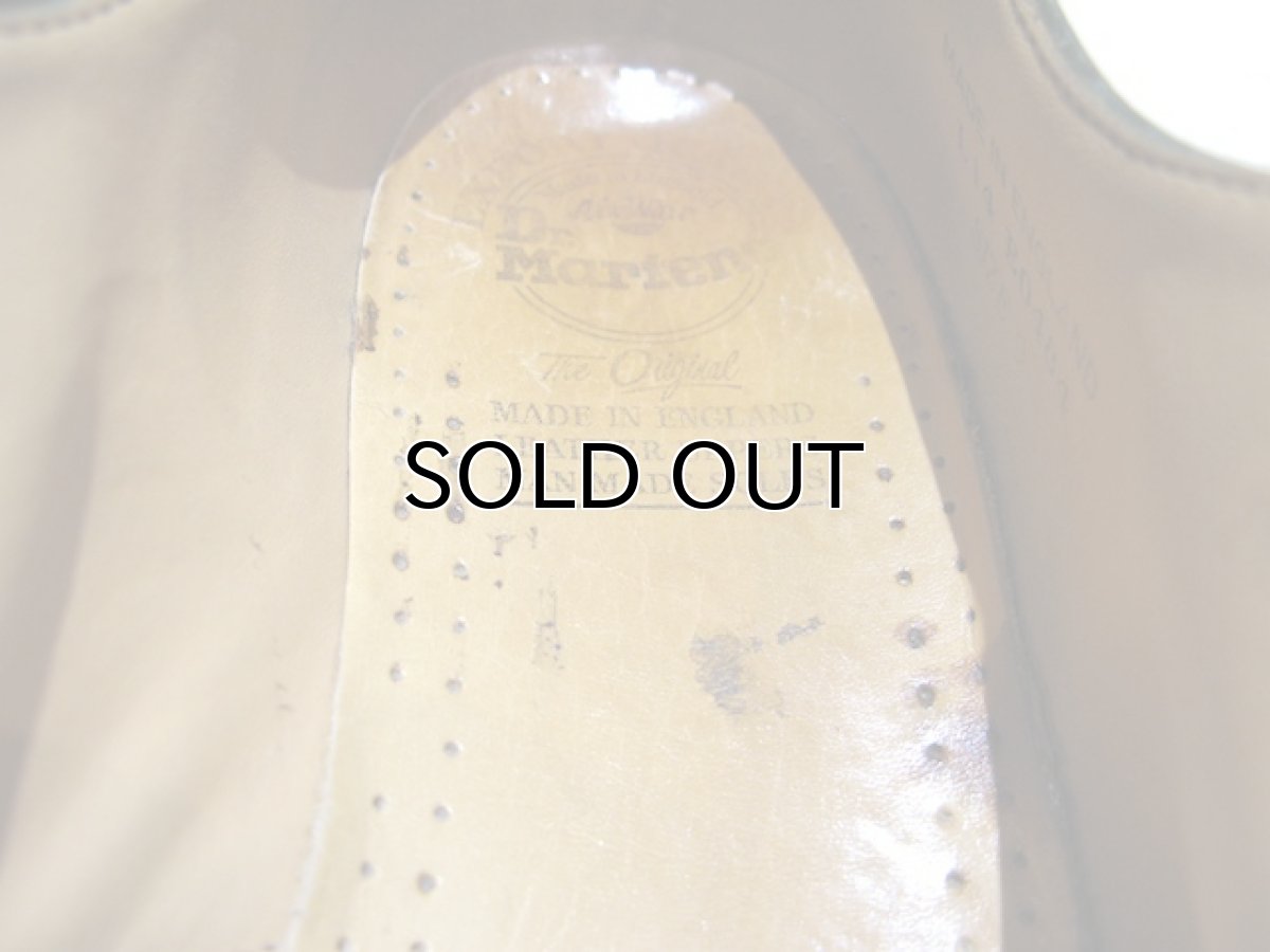 画像6: "Dr.Martins" 4-Hole Leather Shoes  made in ENGLAND GREEN size UK 9 (28cmぐらい) (6)