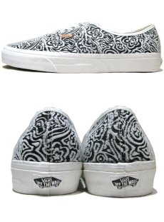 画像2: NEW "VANS" AUTHENTIC Sneaker  "Italian Textile"　BLACK / WHITE　size 11 (2)