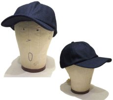 画像2: 6-Panel Wool/Viscose Cap　NAVY　Free Size (2)