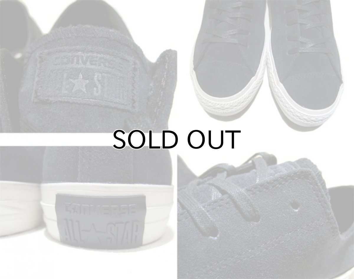 画像4: NEW "CONVERSE" ALL STAR Nubuck Leather Sneaker　BLACK　size US 10 (28.5cm) (4)