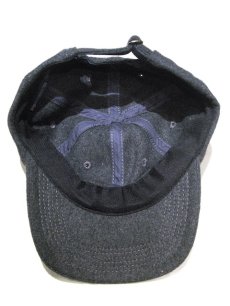 画像2: 6-Panel Wool/Viscose Cap　Charcoal Grey　Free Size (2)