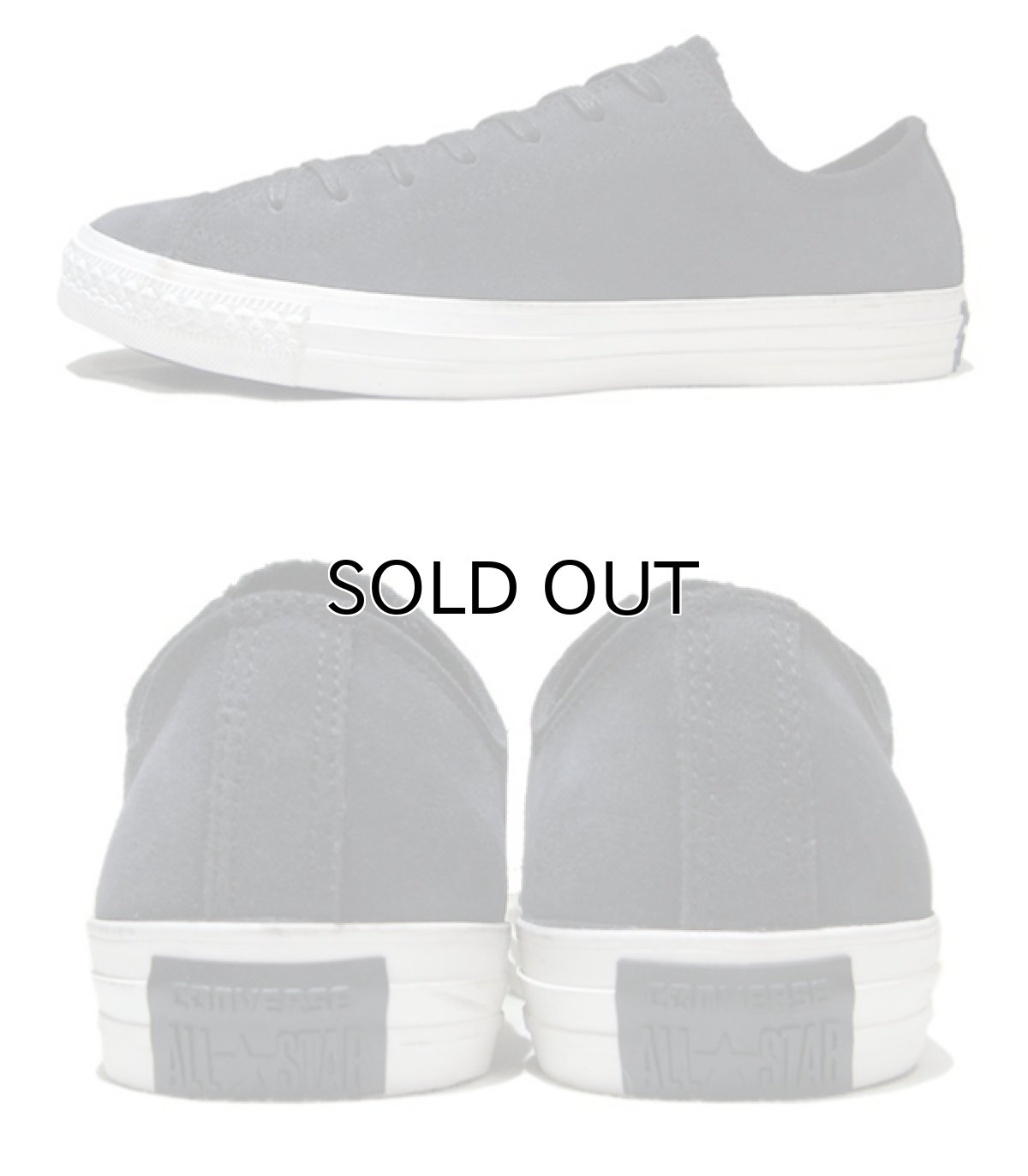 画像3: NEW "CONVERSE" ALL STAR Nubuck Leather Sneaker　BLACK　size US 10 (28.5cm) (3)