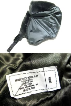 画像3: 1990's U.S. Military B-9B Flight Boa Cap  DEAD STOCK　Sage Green　size 表記 SMALL (3)