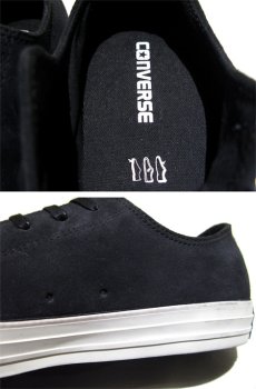 画像5: NEW "CONVERSE" ALL STAR Nubuck Leather Sneaker　BLACK　size US 10 (28.5cm) (5)