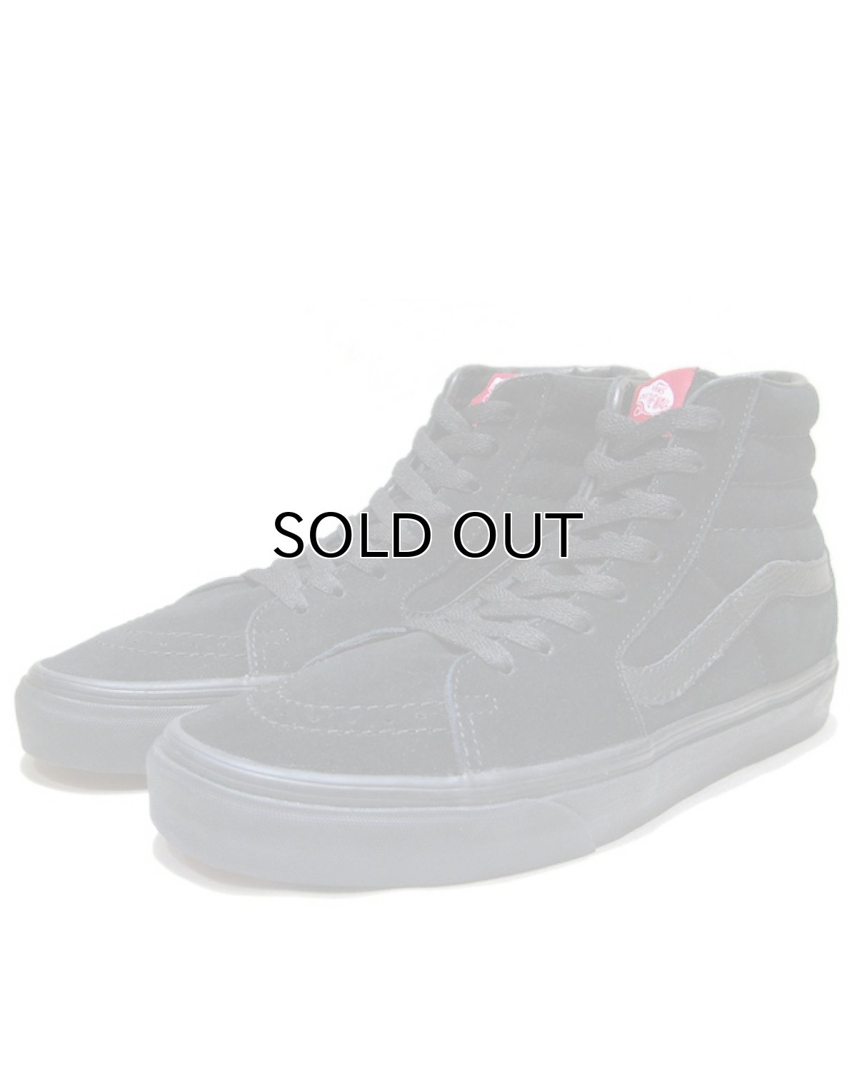 画像1: NEW VANS "SK8-HI" Suede Skate Shoes　BLACK　size US 11 (1)