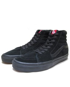 画像1: NEW VANS "SK8-HI" Suede Skate Shoes　BLACK　size US 11 (1)