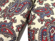 画像4: OLD "MARK & FORE STRIKE" Paisley Pattern Regular Tie　color : Light Beige (4)